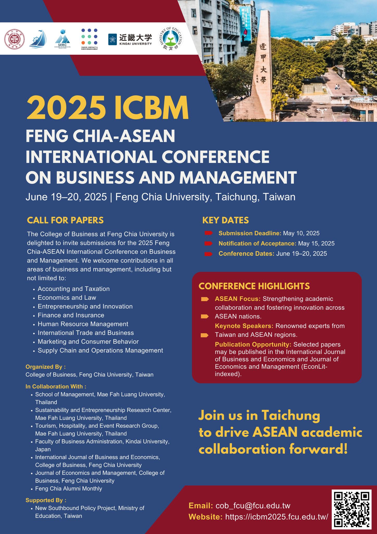 2025 Feng Chia-ASEAN International Conference on Business and Management